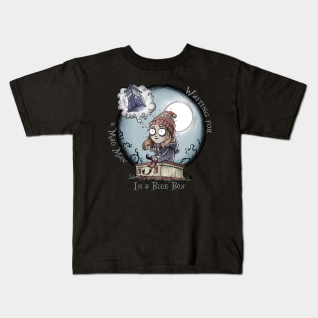 The Girl Who Waited Kids T-Shirt by saqman